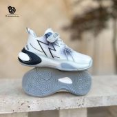 کفش بافت زیر ژله رعد JK0046A طوسی