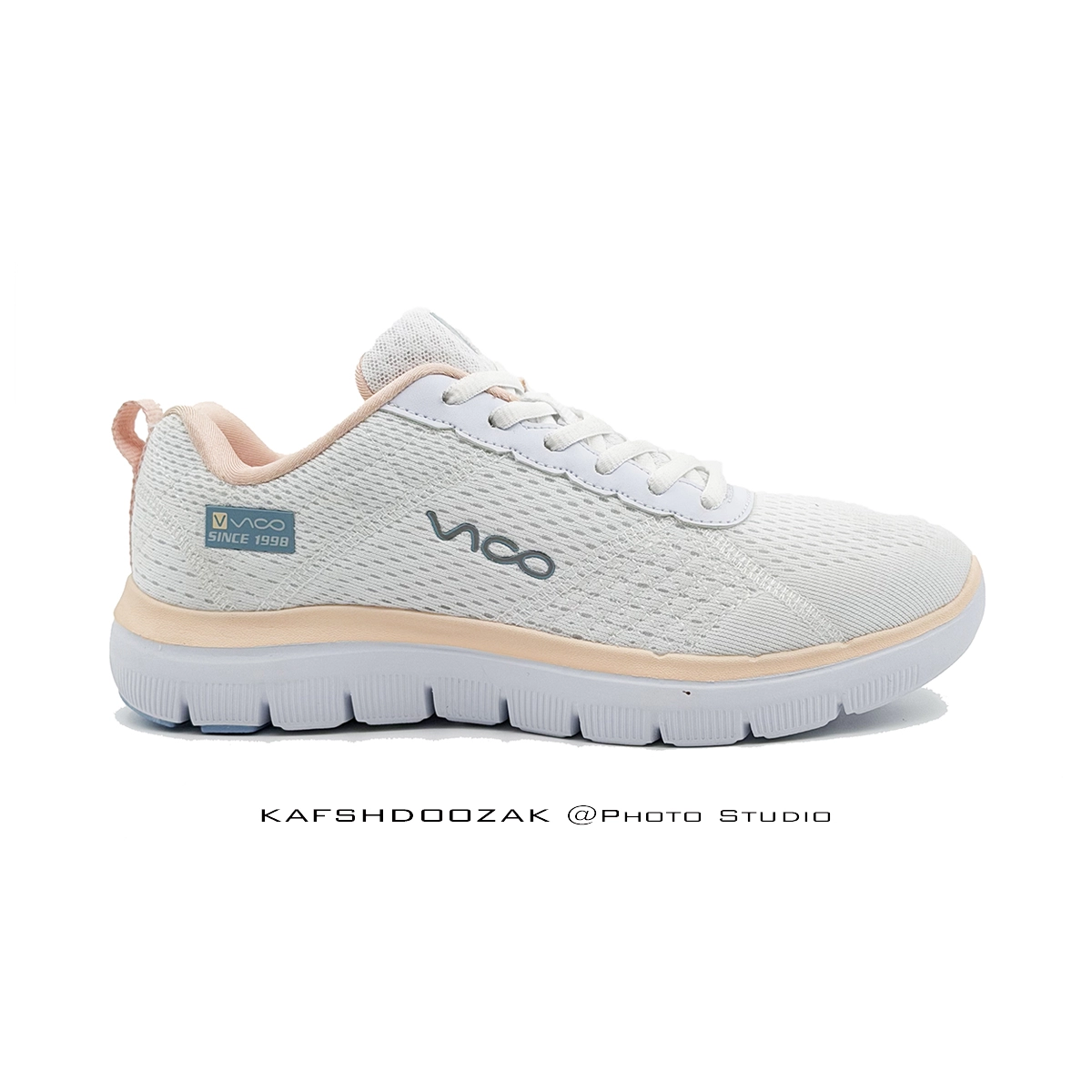 R3190-FB Vico-کفش-اسپرت-طوسی گلبهی-1 کفش اسپرت دخترانه شیک گلبهی | برند Vico-R3190 | اورجینال - Image 1