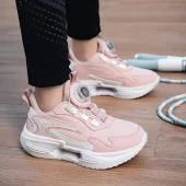 کفش اسپرت دخترانه صورتی راحت و استاندارد|برندBKG/25607|اورجینال - Image 6