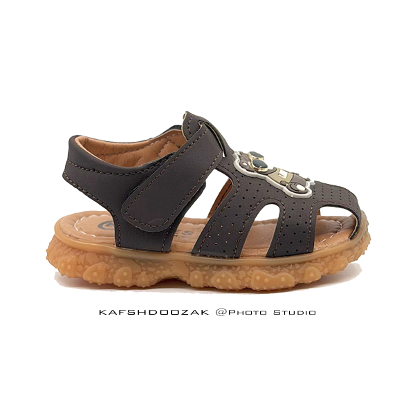 sandal-bacheganeh-gahveyi-K6885 K shoes-1