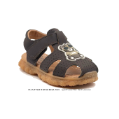 صندل تابستانی بچگانه طرح خرسی بسیار نرم قهوه ای | برند K.Shoes-K6885 | وارداتی - تصویر 2