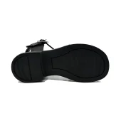 صندل تابستانه مجلسی دخترانه شیک طرح هرمس مشکی | AS21920 | - Image 4