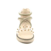 صندل تابستانه دخترانه طلقی کرم As-21914 - تصویر 4