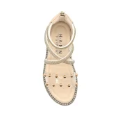 صندل تابستانه دخترانه طلقی کرم As-21914 - تصویر 6