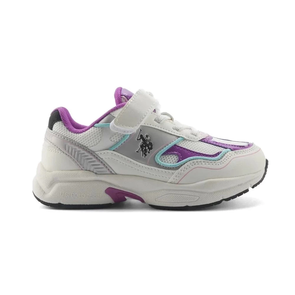 نمای جلوی کتانی بچگانه U.S. Polo Assn کفش اسپرت بچگانه یو اس پولو مدل Supole 5FX از نمای روبرو